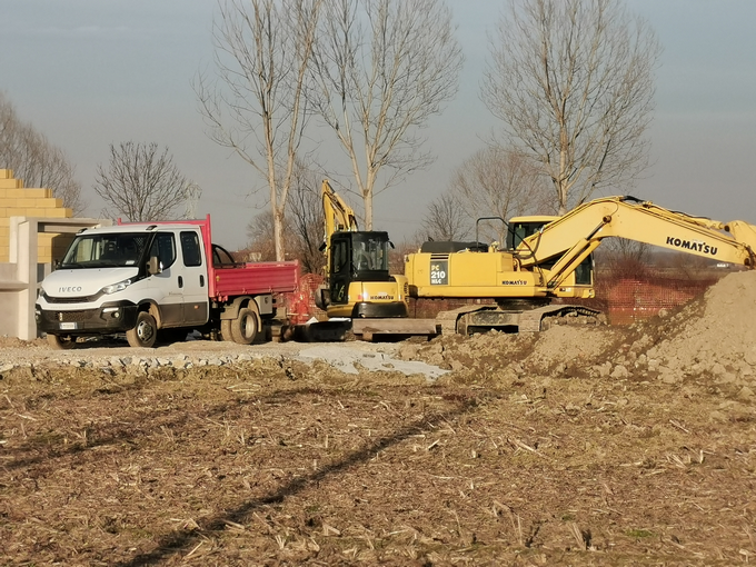 Mezzo del parco macchine Bongiasca